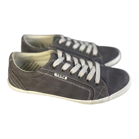 Taos Shoes - Taos Women’s Star Brown Canvas Sneakers Size-7.5